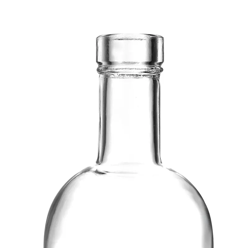 500ml 16oz Vinegar Glass Bottle Bar Top Polymer Sprout Super Flint Vodka Nordic Liquor Glass Bottle Heavy Bottom