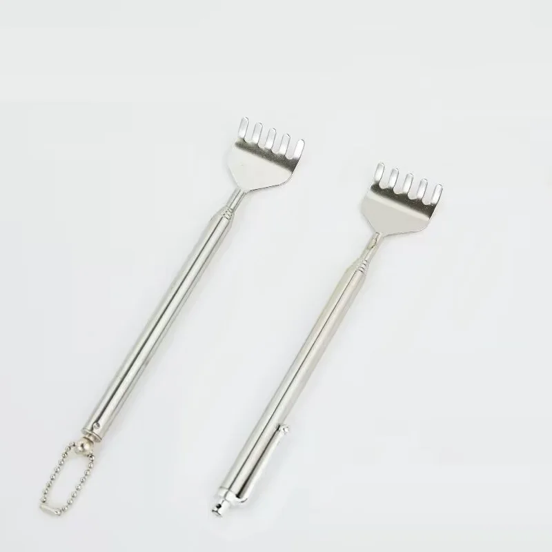 Portable Massager Metal Stainless Steel Telescopic Extended Flexible Hand Back Scratcher