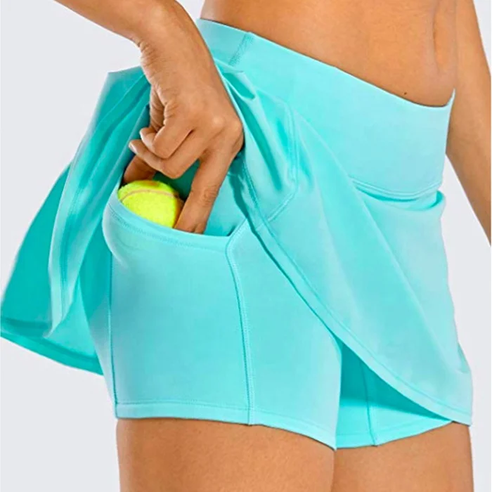 Women Workout Sets Fitness Wear Lulu Skirt Golf Apparel Skort Tennis Skirt Pleated