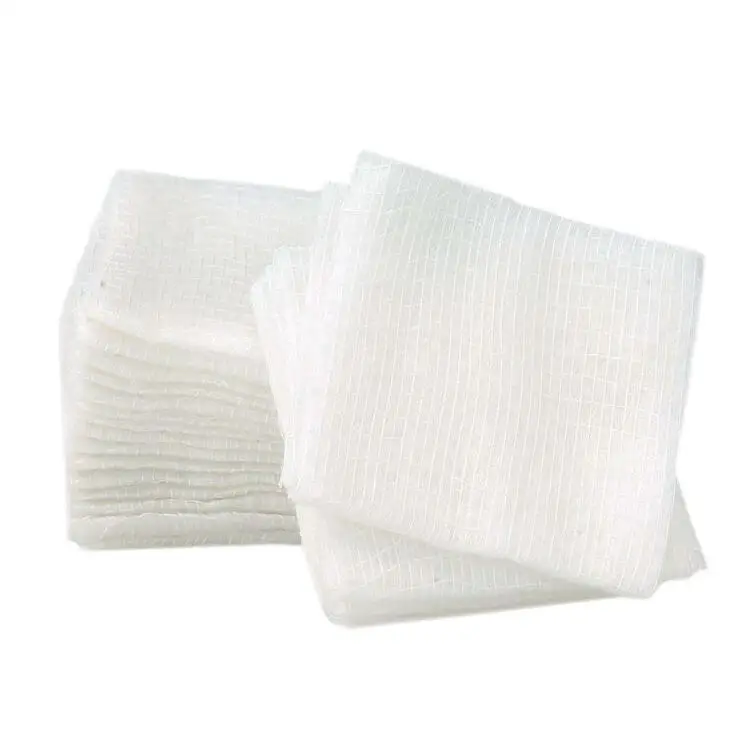 100% Bleached Cotton Medical Consumables Sterile Gauze swap