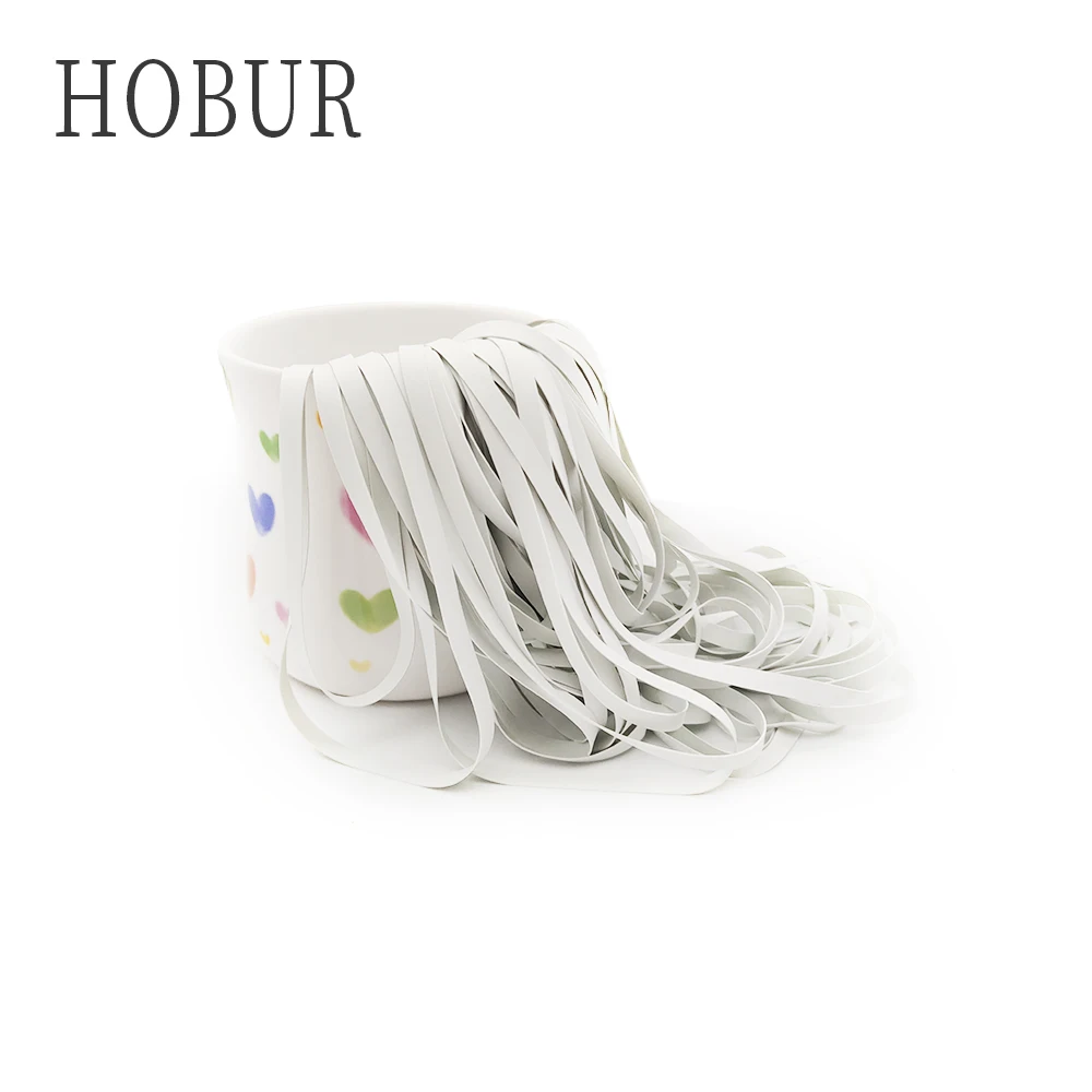 Non-latex rubber  / latex-free straps elastic synthetic rubber straps for non-woven cap and  cuff elastic