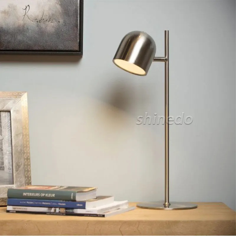 Cross-border desk lamp bedside superior sense Hotel bedroom lamp Student dormitory bedroom bed simple study lamp