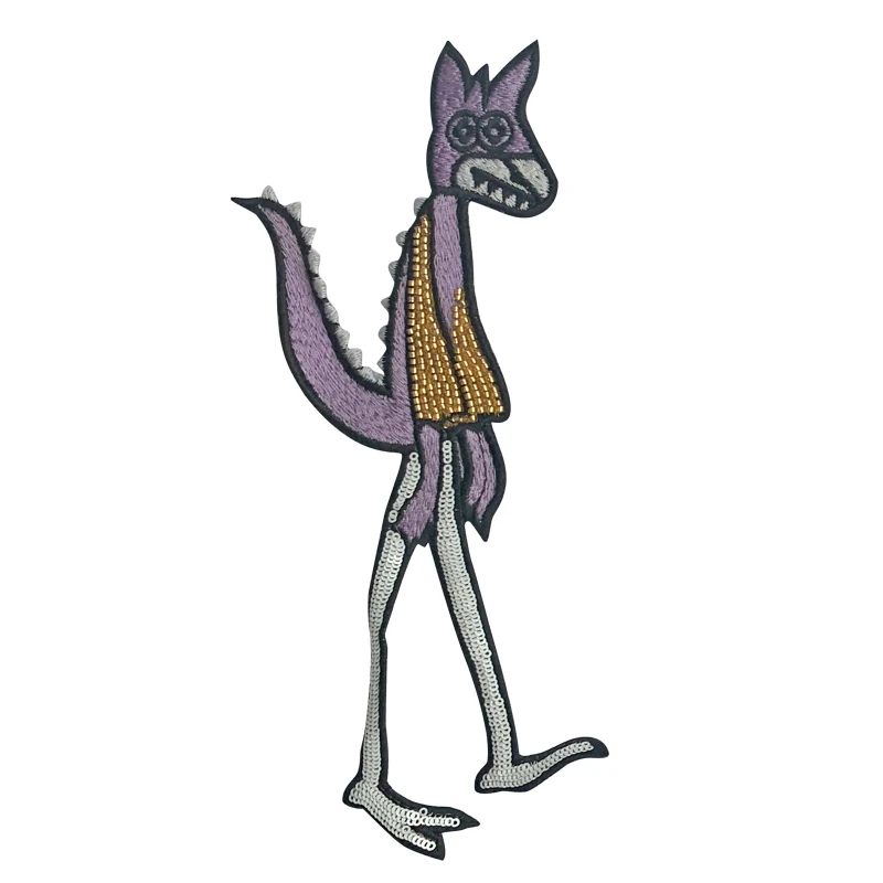 
Wholesale Custom iron on Patches Cartoon Anime Embroidered Badge Patch 