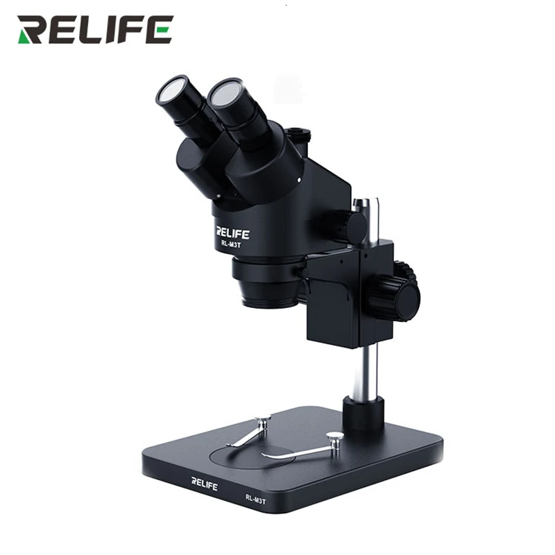 RL-M3T Trinocular HD Stereophonic Microscope 0.7-4.5X Of The Continuous Tinnitus Trinocular Reife With Camera Electronic Device