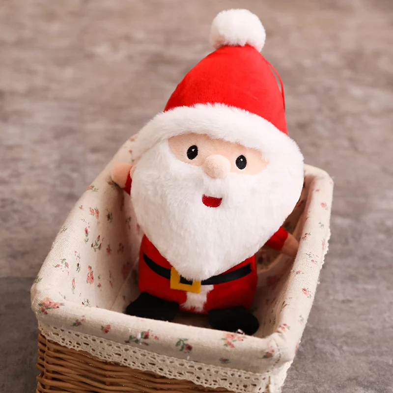 Wholesale 23cm 40cm 50cm christmas stuffed santa claus toy for children gifts