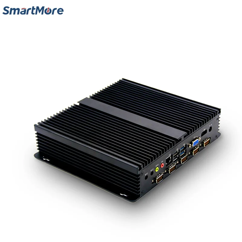 SmartMore OEM панель прочный край встроенный мини Itx Win геймерский корпус без вентилятора Промышленный ПК Мини