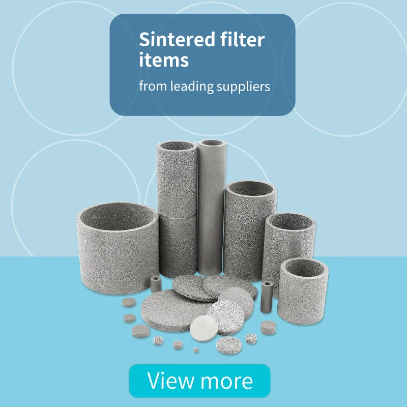 Customize Different Size High Quality Sintered Porous Metal Powder Stainless Steel 304 316L Filter Disc