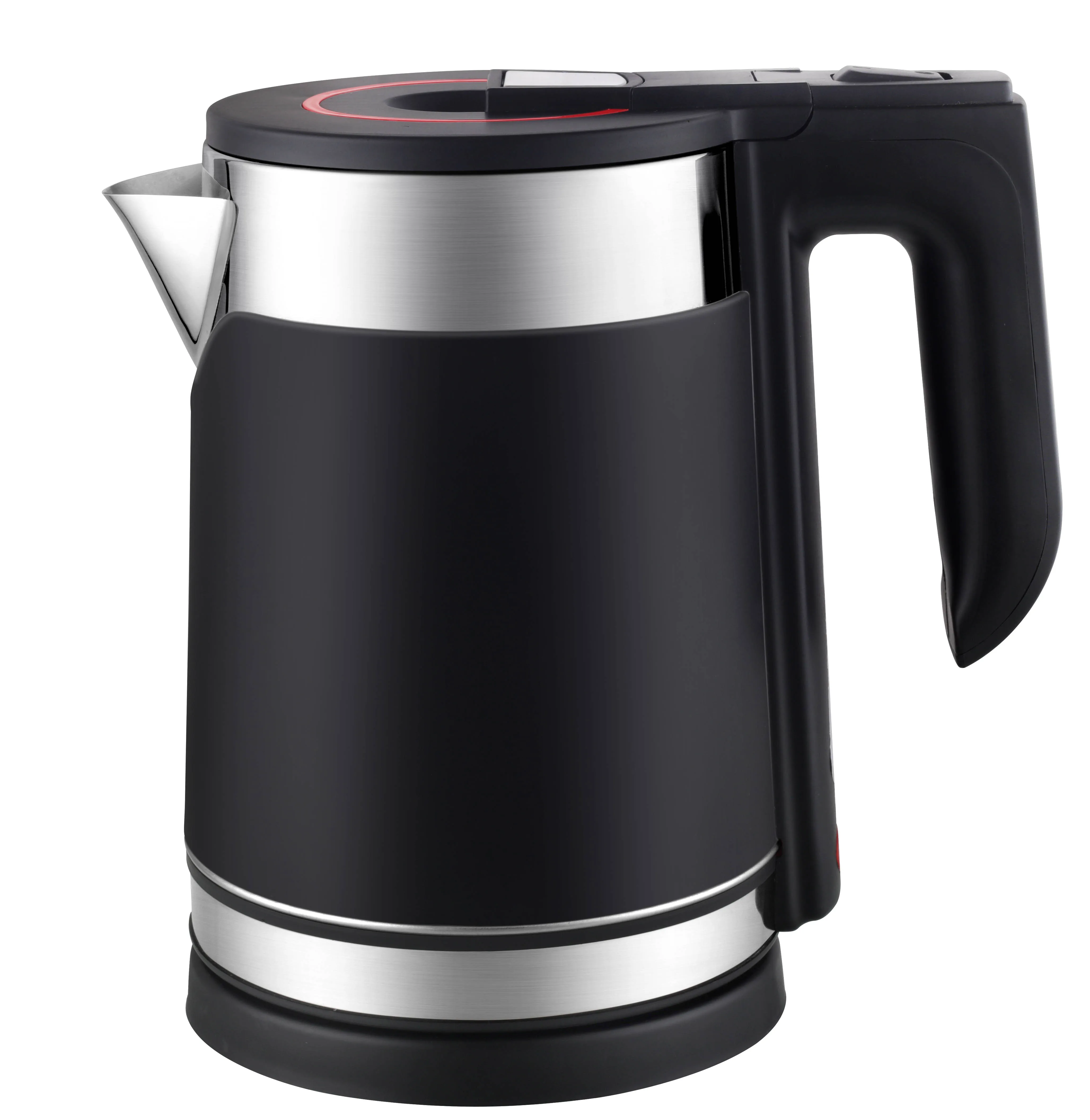 Kitchen appliance Electric Kettle  1500W  water boiler 304ss 201 Stainless Steel double layer water boiler 1800w