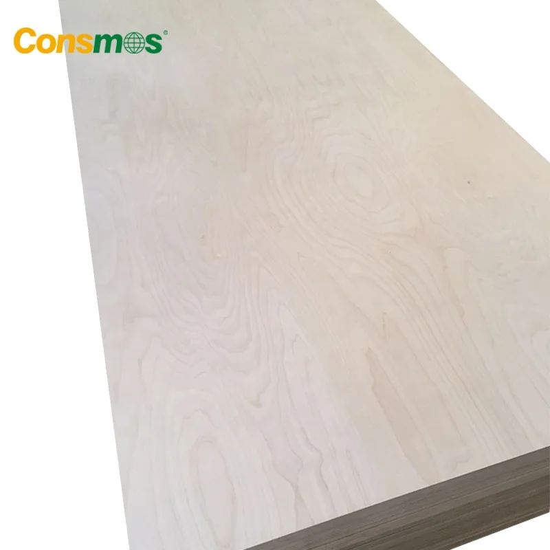 1220*2440mm 18mm 25mm Okoume Bintangor Poplar Birch Pine Hardwood Commercial Plywood