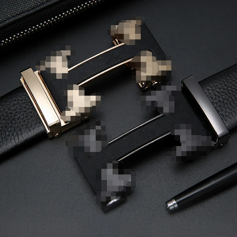 
Factory Wholesale Trendy Custom Fashion Luxury Brand Famous Designer Men Genuine Leather Belt 
