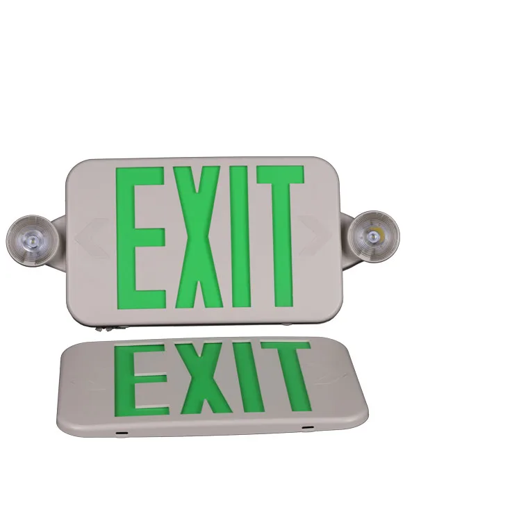 NEW Slim UL LED COMBO emergency fire exit signs led maintained emergency light