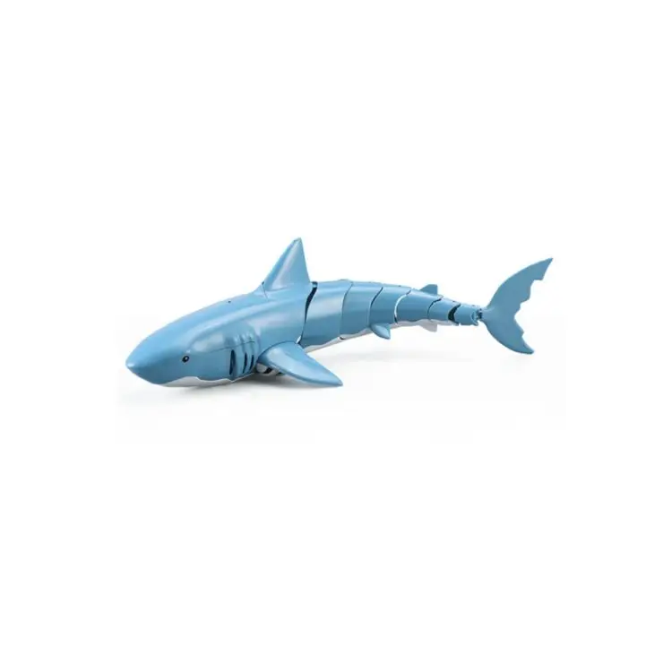 New Design Water Pool Shark Toys Black Blue Shaking Tail 4c Rc Shark Toy