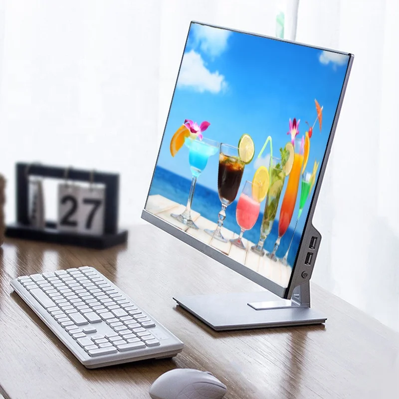 K4 computer desktop pc all in one pc monoblock i3 i5 i7 office home aio computer 24 inch personal computer