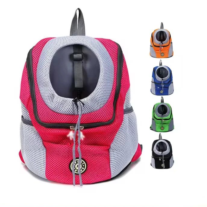 Custom Adjustable Pet bike Carrier Backpack Oxford Adjustable samsonite pet carrier bag Suitable for Outdoor Hiking Travel