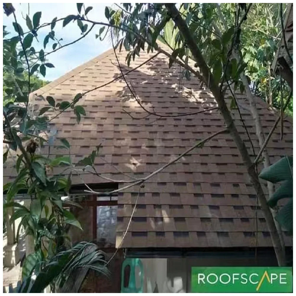 Waterproof asphalt Roofing Shingles mosaic style tile one layer construction and real estate material roof tiles (1600474620413)