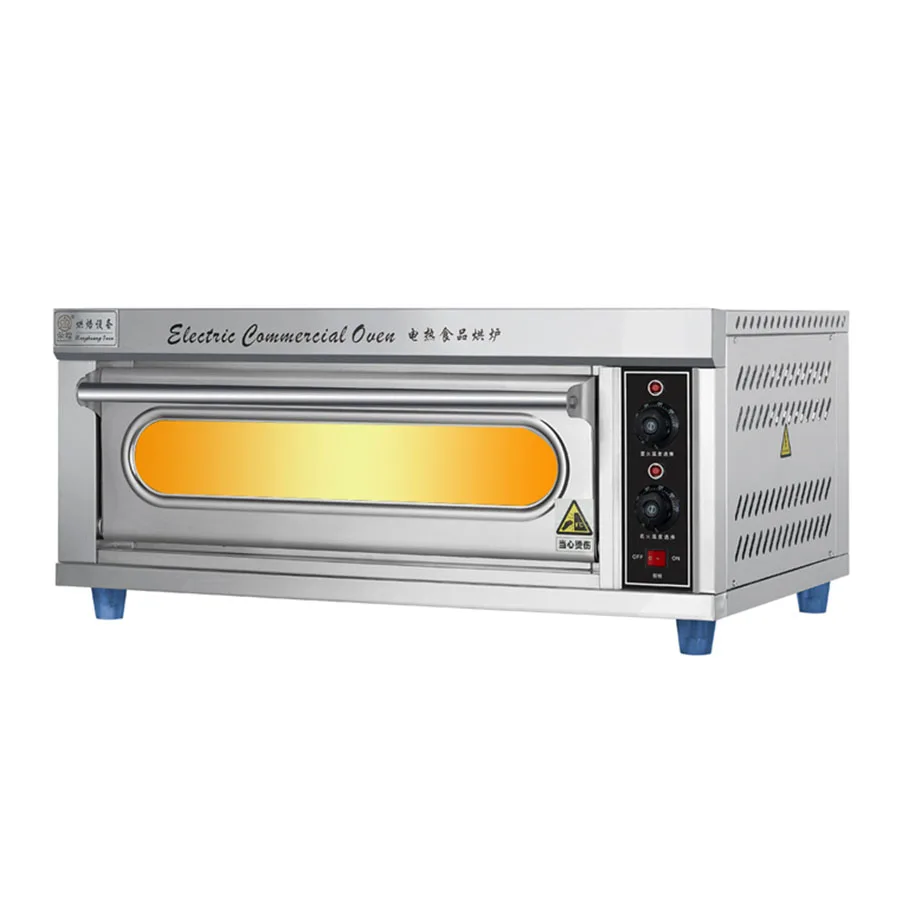 Профессиональная Коммерческая хлебобулочная машина от производителя, печь для выпечки, электрическая большая печь с одной палубой для выпечки