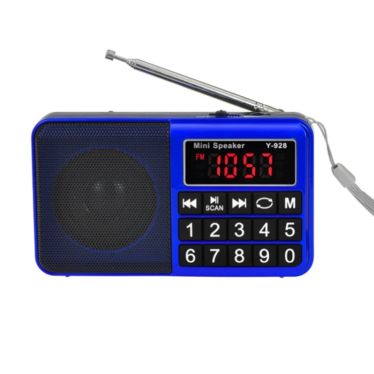 Dropshipping Lightweight Portable TF Card U Disk FM Radio Large-screen LED Display MP3