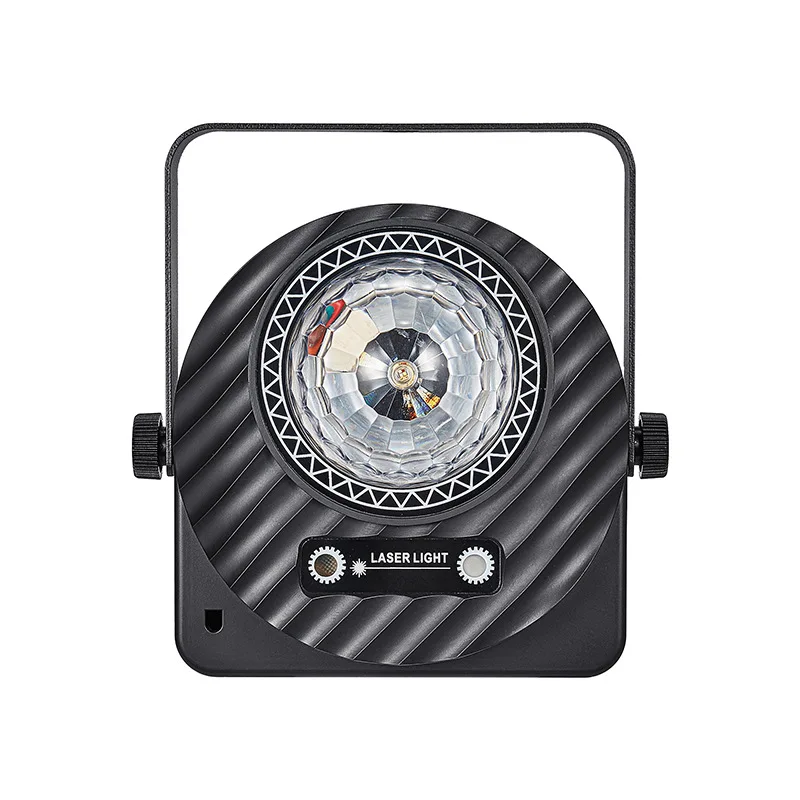 Led new kaleidoscope pattern water pattern aurora borealis circular two in one beam effect red green laser