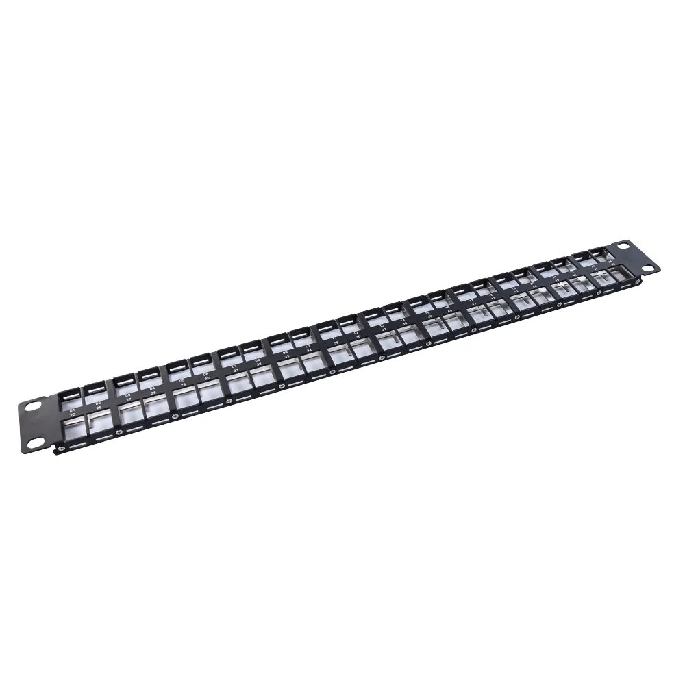 VT-3448S-Factory price empty 24 port patch panel with/without cable manager