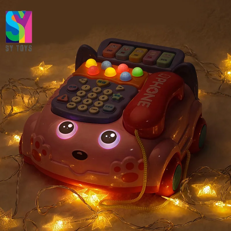 SY Early learning musical telephone educational electronic toys