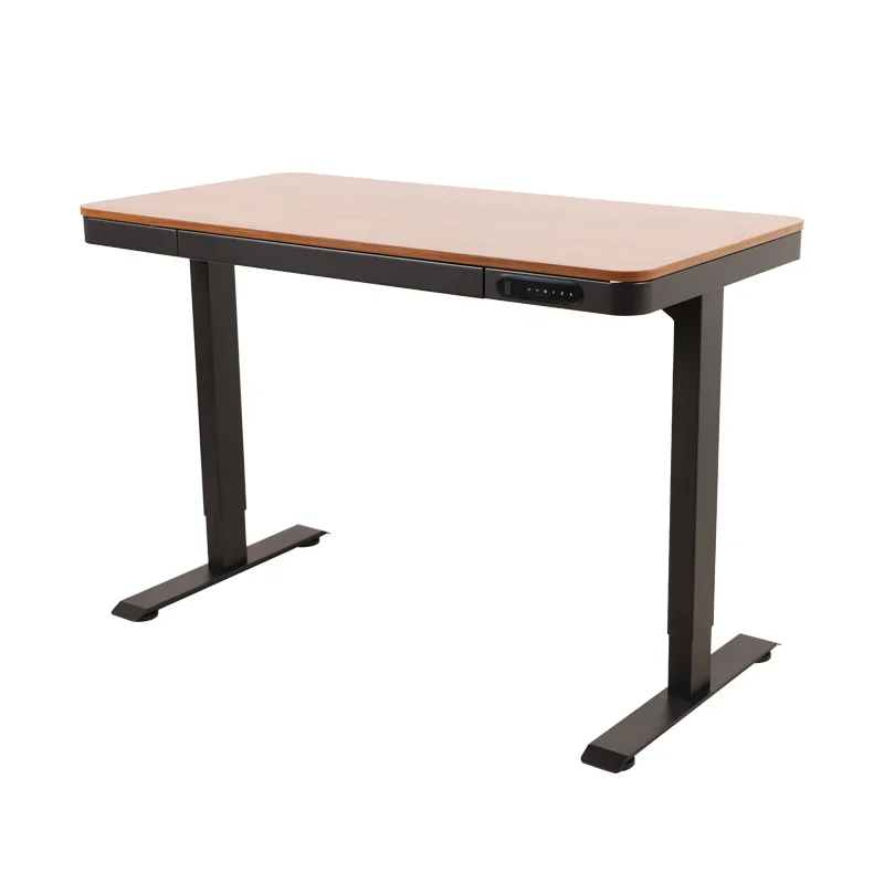 Nate iron desk organizer motorized computer table work desk