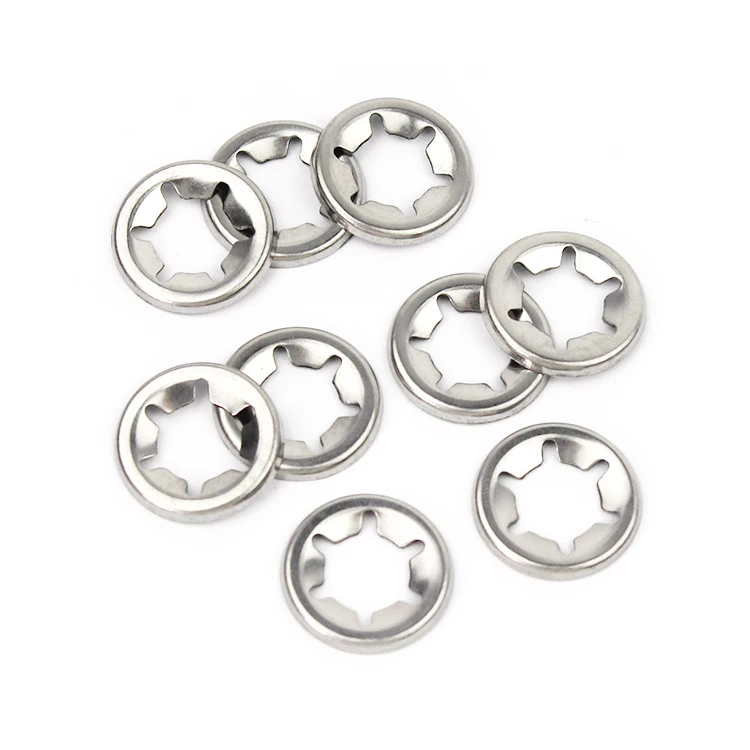 Professional Manufacturer washer star lock stainless steel star lock washer of m3 & m4 & m6 or Custom