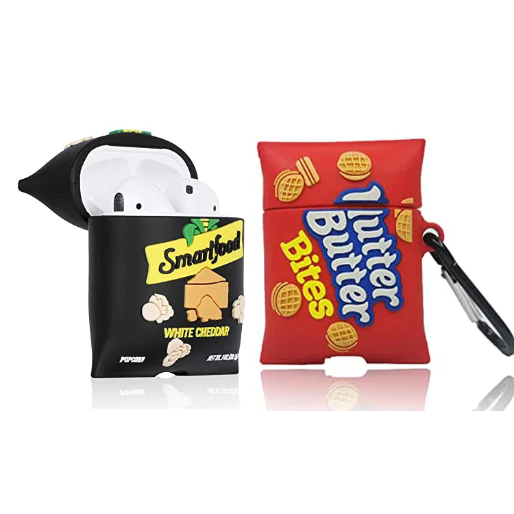 Drop Shipping Custom Factory Directly Sale Candy Food Designer Silicone Silicon Cover Protective Case for Airpods 1 2 3 Pro