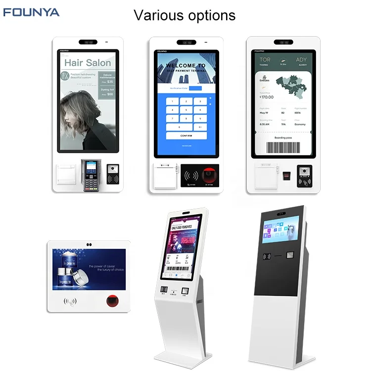 NFC/ RFID card reader self service pay bill fee machine for leisure clubhouse foot massage beauty salon indoor park