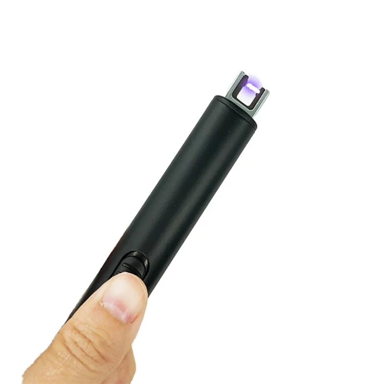 Metal body rechargeable igniter single arc flame usb bbq lighter Windproof camping lighter