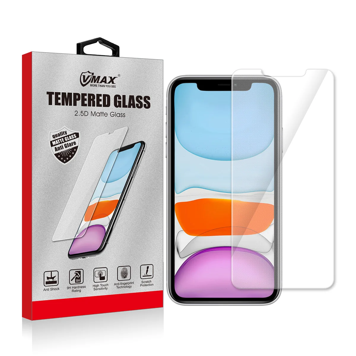 
Anti-Fingerprint Matte 2.5D Screen Protector Tempered Glass For iPhone 12 11 XS XR X Smart Phone Protect Glass 