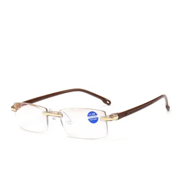 New fashion blue light blocking reading glasses with diamonds