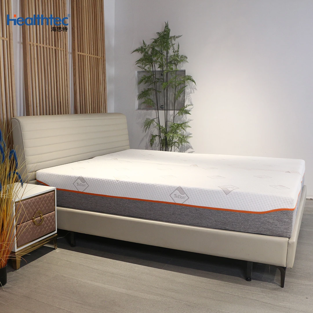 Luxury custom king size split hidden electric smart integrated adjustable bed frame with mattress
