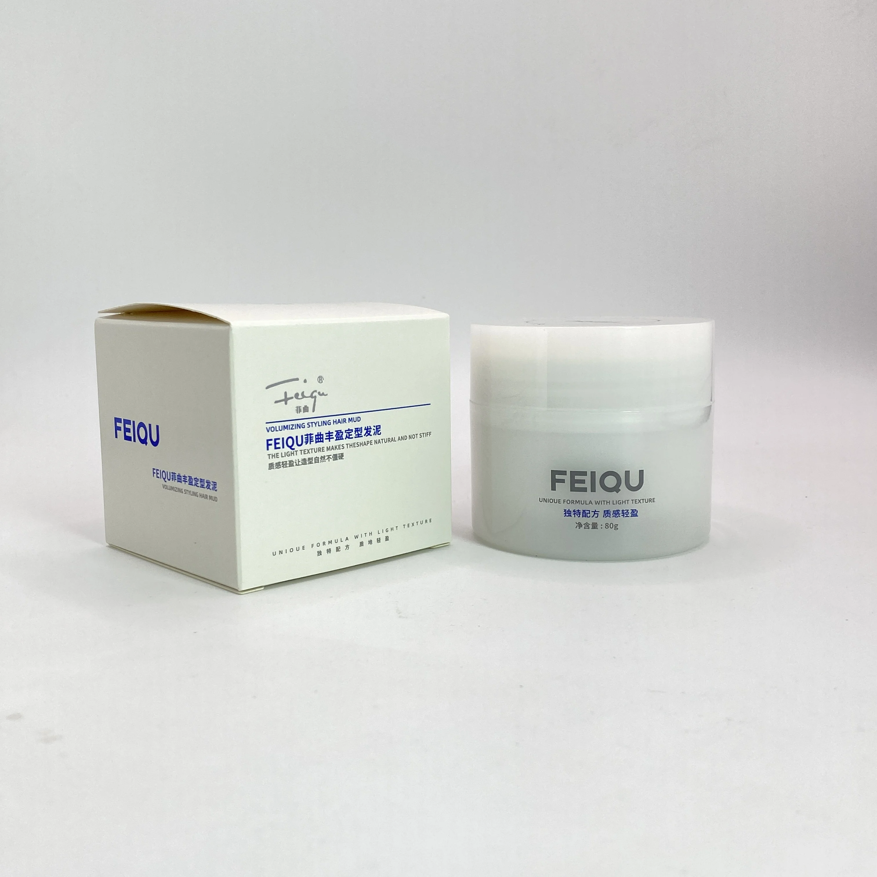 Wholesale Factory Hair Styling Products Professional Barber Hair Mud Clay Natural Matte Look Matte Pomade with Low MOQ