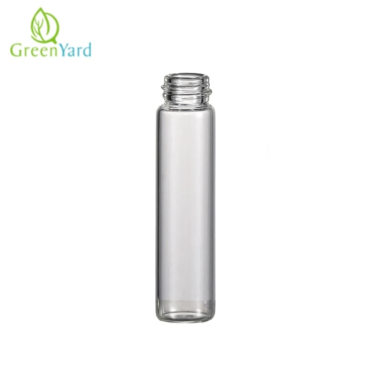 Mini Vial Glass 15Ml Laboratory Glass Test Tube Vial With Screw caps