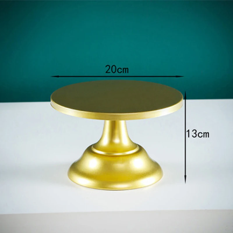 Metal Round Cake Decoration Stand Pedestal Dessert Holder Wedding Party Birthday Cake Stand