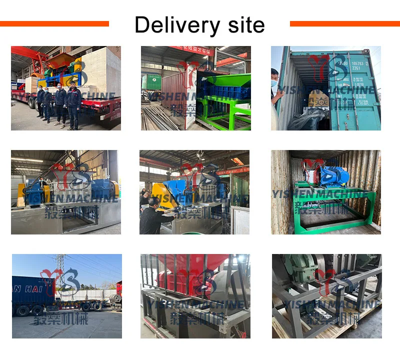 Heavy duty paper wire waste shredder machine waste textile  for shredding fabric shredder machine