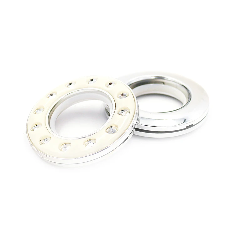Shower Plastic Curtain Ring Plastic Curtain Eyelets Curtain Hidden Loop with Gold Silver Brown Etc