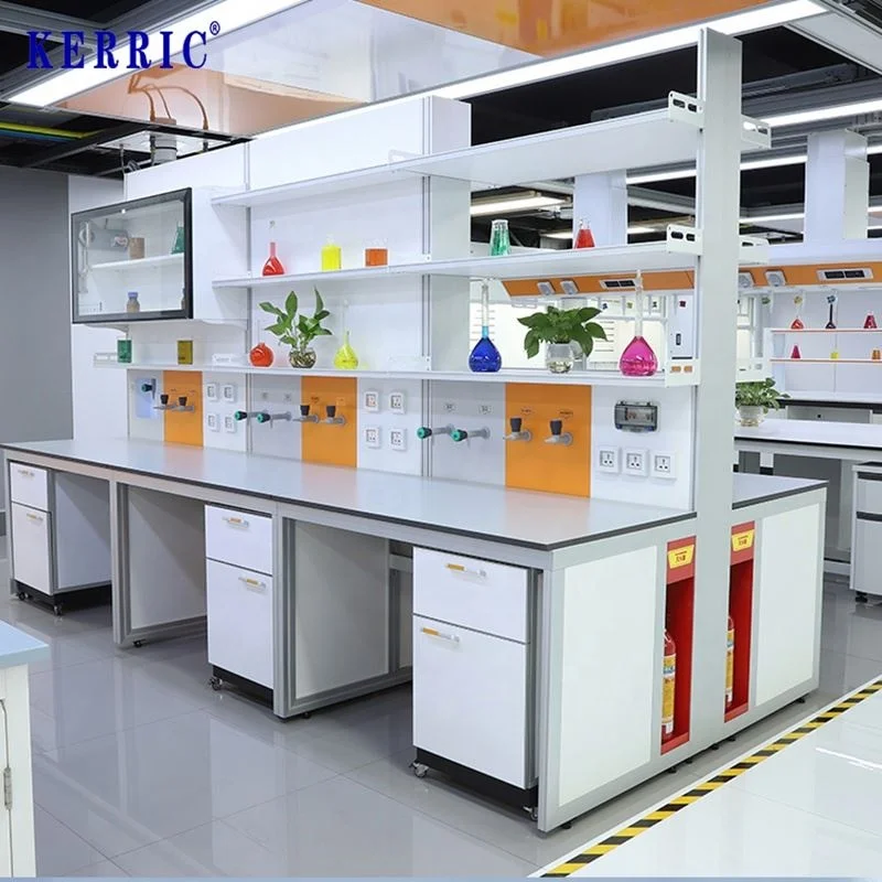 Commercial furniture pharmaceutical laboratory bench chemistry wall table esd lab workstations