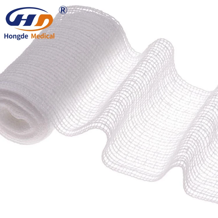 Medical Disposable custom hospital medical selvage gauze bandage porous gauze bandage