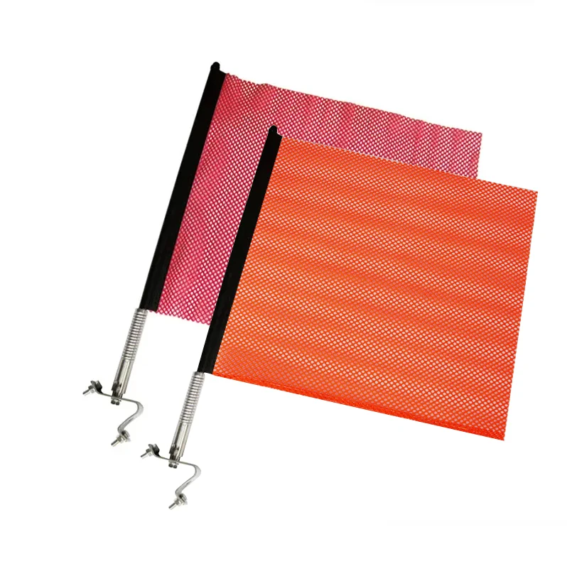 FMCSA 393.87 approved Mesh Safety flag with stainless steel rod
