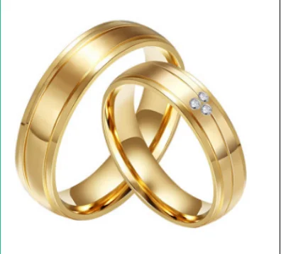 
Hot Selling Fashion Simple Customizable Couple Jewelry Gift Stainless Steel ring 