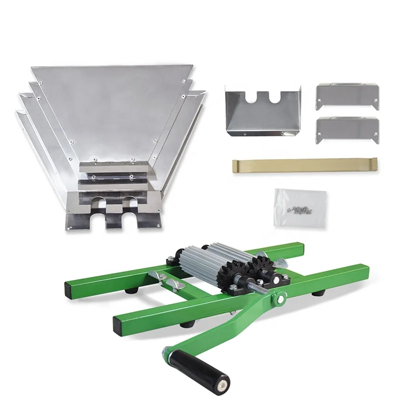 Hot Sale 7L Knocked Down Fruit Machine For Juice Stainless Steel Hopper Industrial Farm Grape Crusher