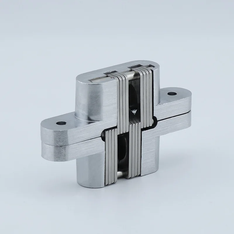 simple durable Furniture Invisible Satin Chrome Soss Zinc Alloy Concealed Hinge Cabinets Kitchens New listing Clearance