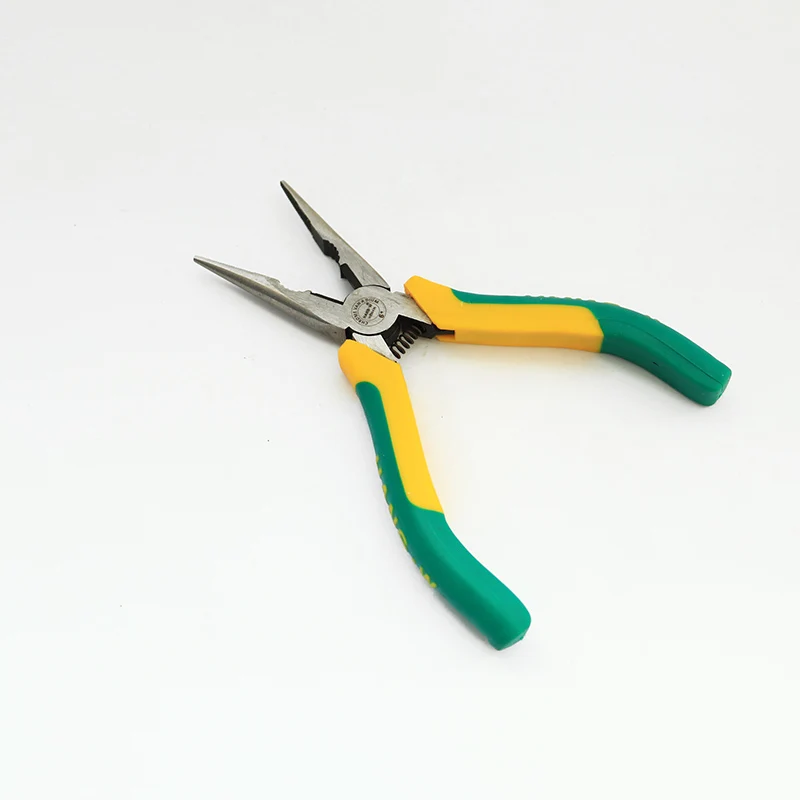 
HANS.w 6in Long Nose Pliers, Needle Nose Pliers for Bending Wire/Handcraft/PCB Board/Working in Tight Areas, Stripping Pliers 
