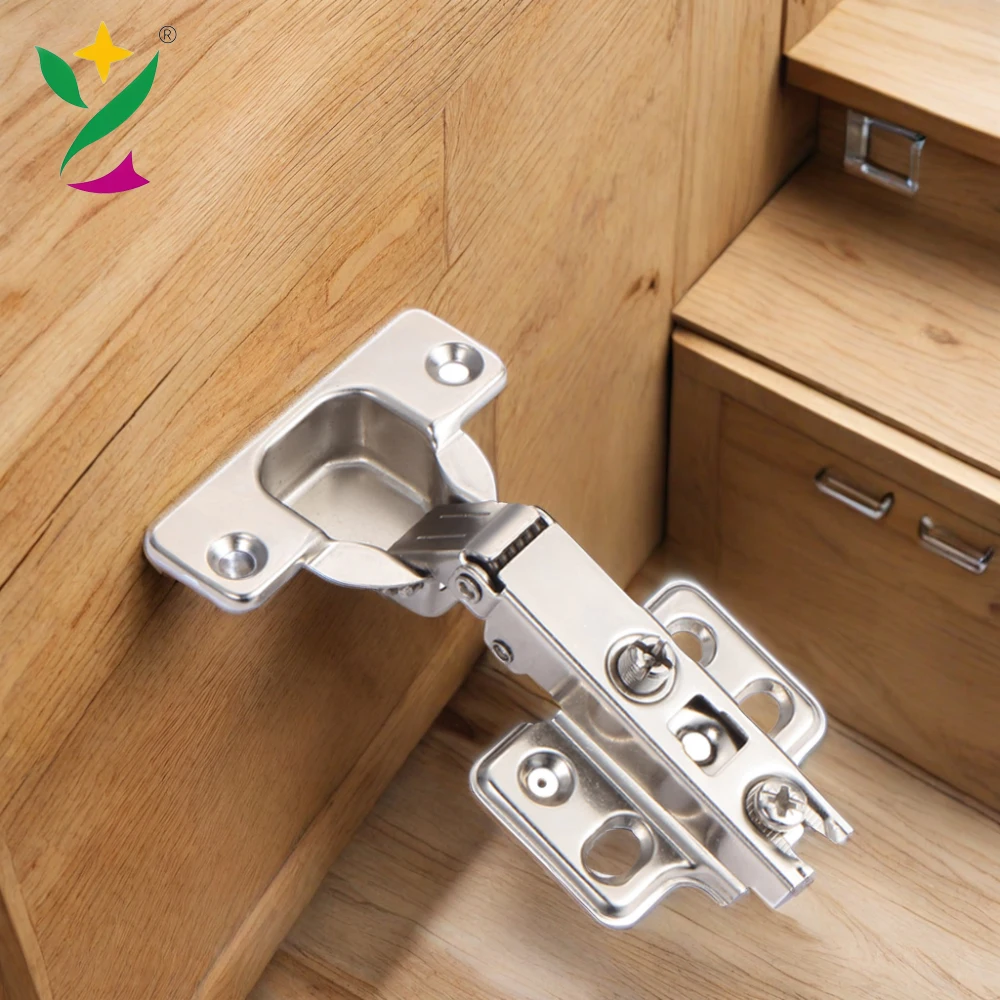 YUXING Adjustable Furniture Kitchen Cupboard Hydraulic 35 Mm Soft Close Auto Cabinet Hinges