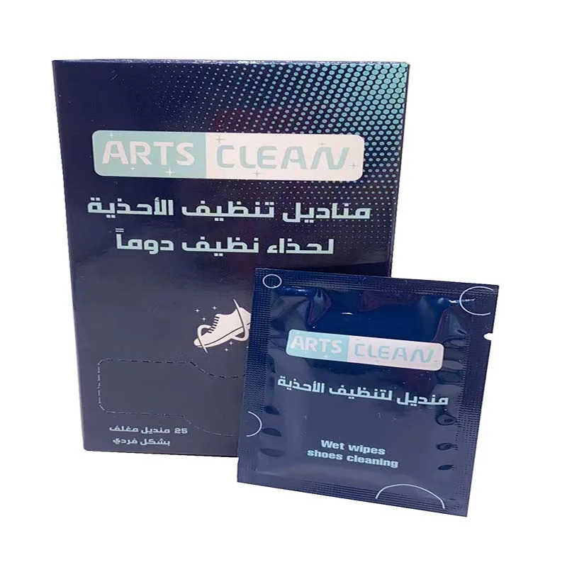 Eco Friendly High quality Private Logo Sport Shoe Sneaker Cleaning Disposable Cleaner Wet Wipes