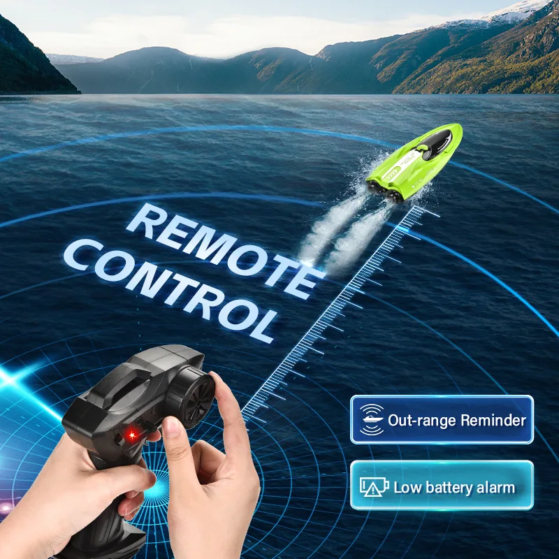 2.4G kids RC radio electric water sea toys turbojet ship high performance motor double vortex jet remote control boat model