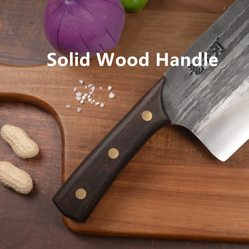 Traditional meat cleaver knife butcher Big Size Wooden Handle Cutting chopping sharp Durable Chopper Knife
