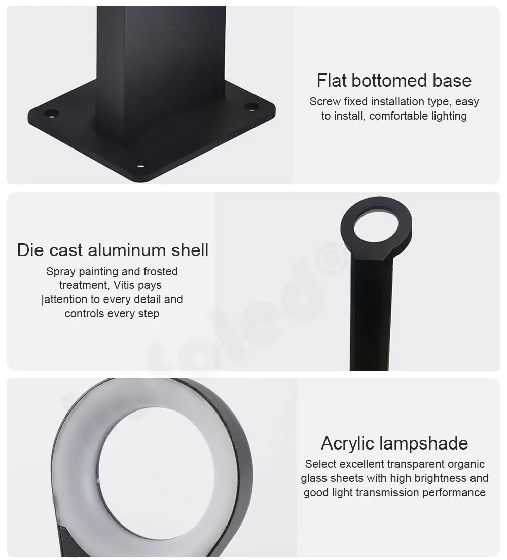 Low Voltage Landscape Lighting Walkway Yard Lawn Lamp Courtyard Outdoor Garden Lights