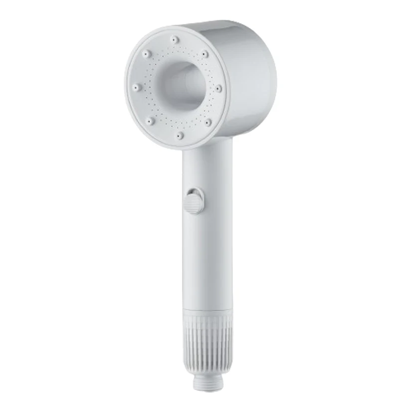 white color hot selling abs two functions water saving powerful skin clean massage hand shower for hotel